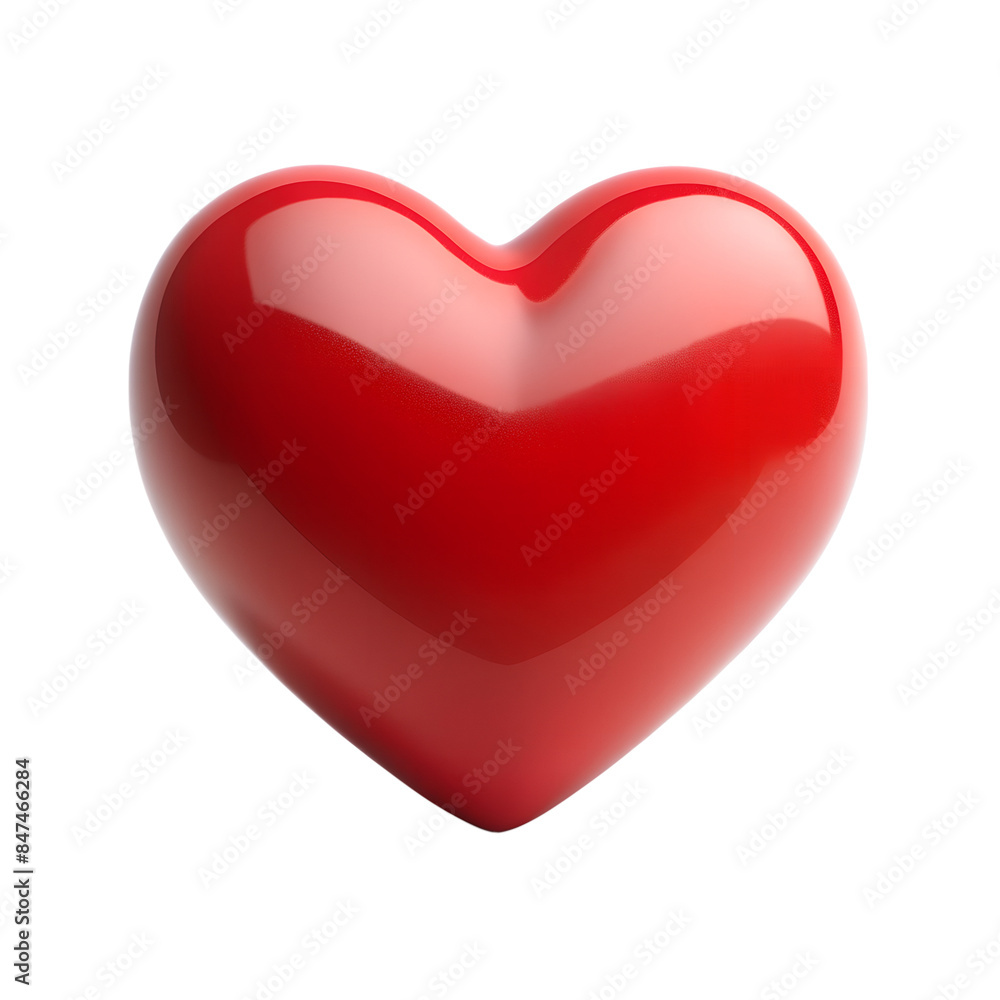 red heart isolated on background red heart isolated on background