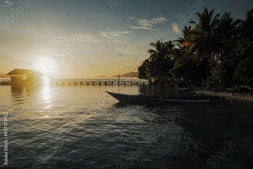 Sunrise at Arborek island, Raja Ampat