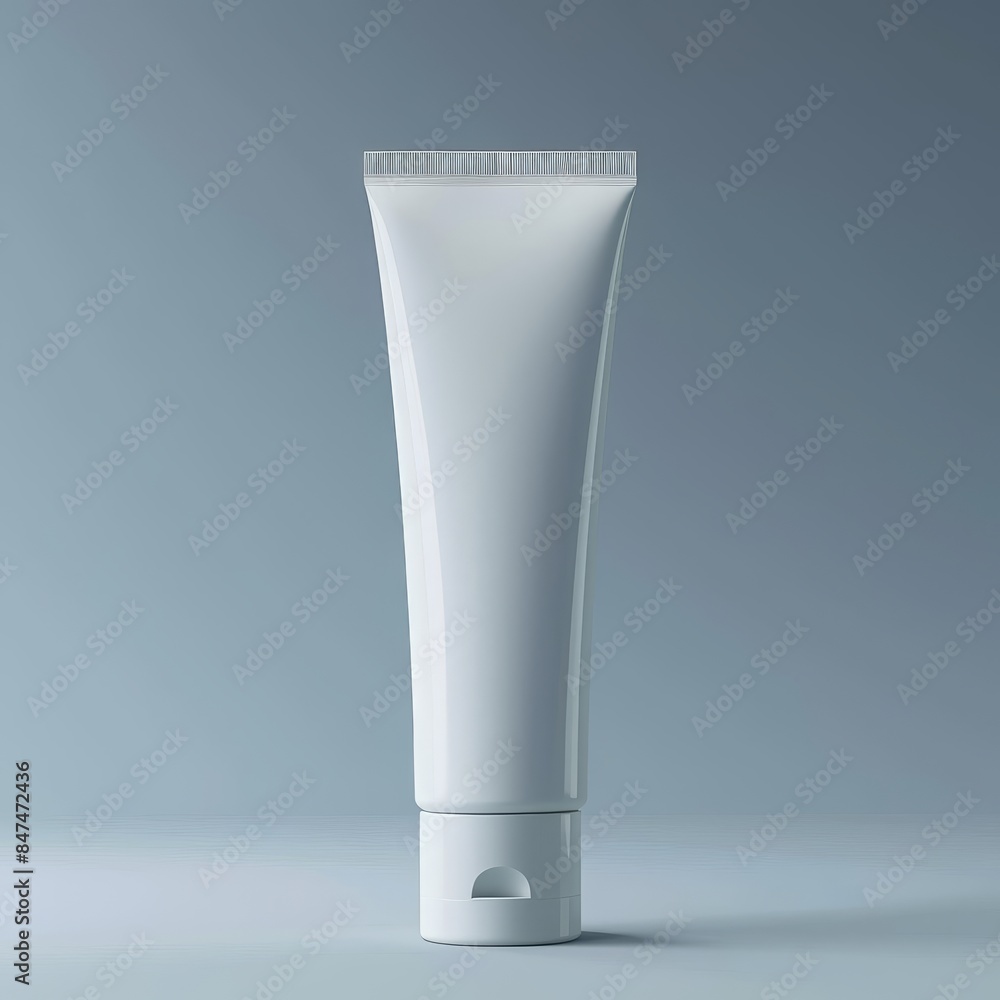 Glossy cosmetic tube isolated on open background. Glossy cosmetic tube isolated on open background.