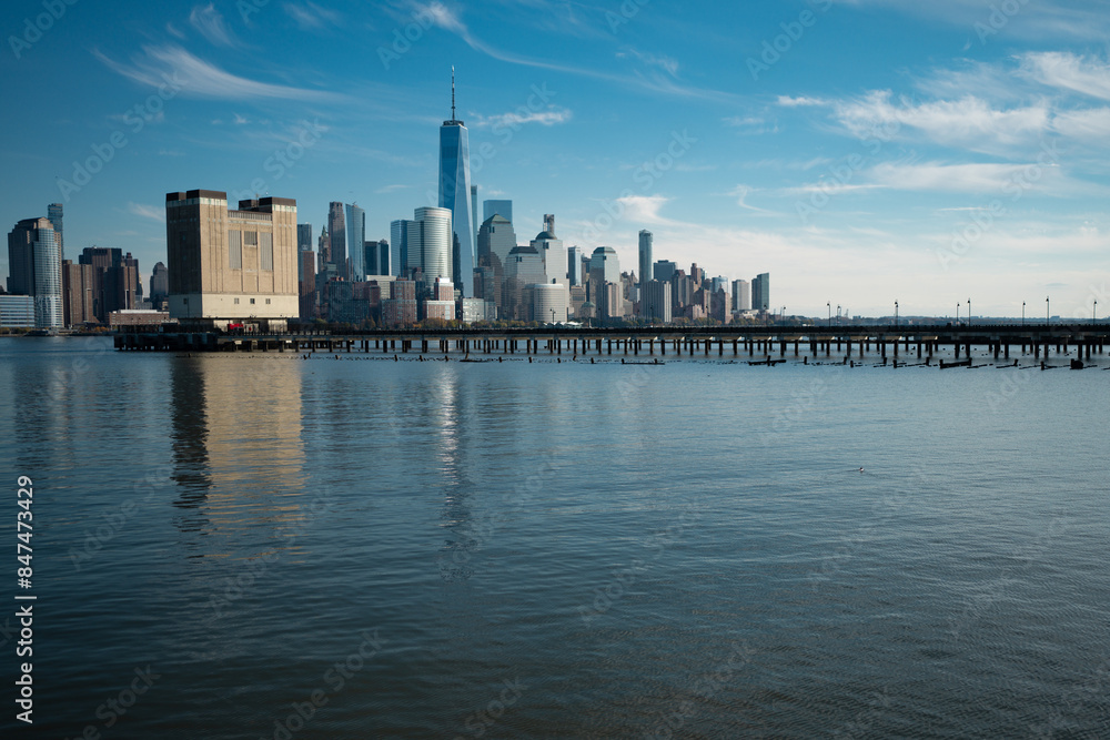 New York, United States. New York city skyline in Midtown Manhattan. USA, NYC, NY, Manhattan. American big city. Lower Manhattan skyline. New York from New Jersey. Downtown Manhattan. New York, United States. New York city skyline in Midtown Manhattan. USA, NYC, NY, Manhattan. American big city. Lower Manhattan skyline. New York from New Jersey. Downtown Manhattan.
