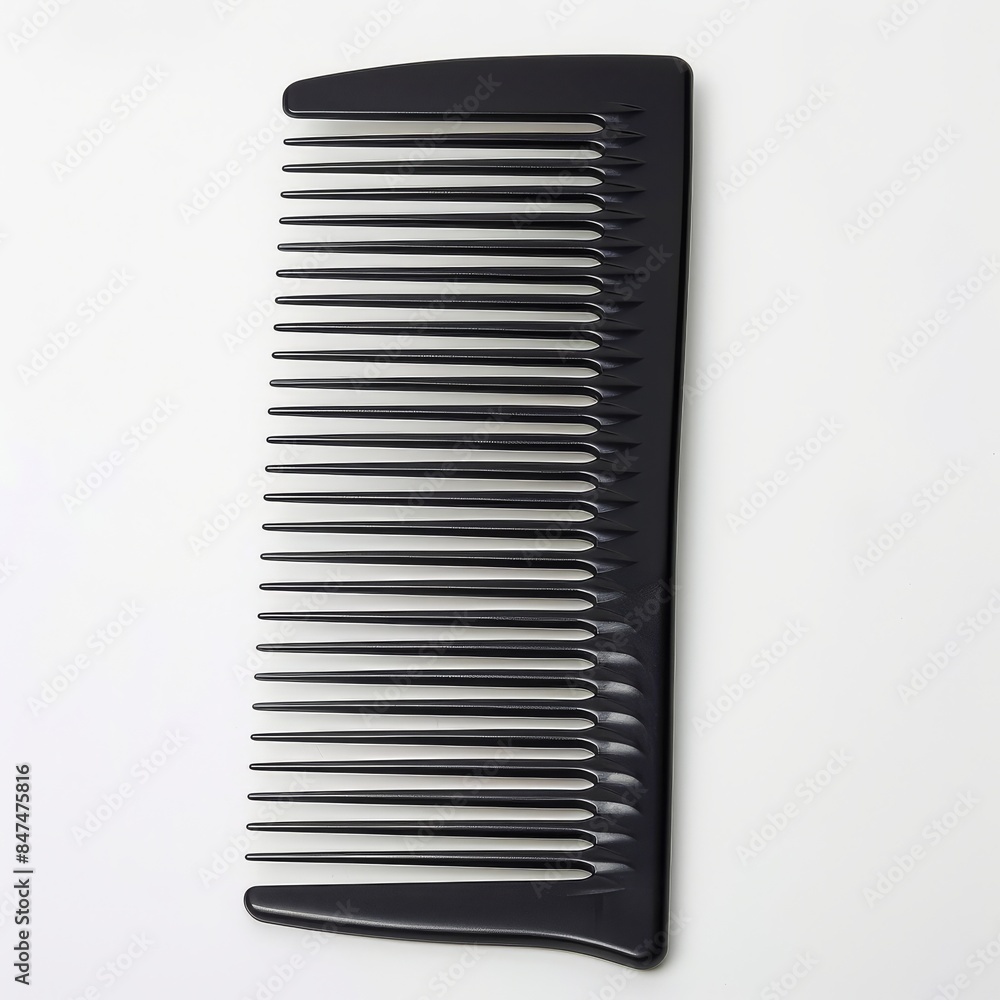 Hair comb on white background. 3D illustration Hair comb on white background. 3D illustration