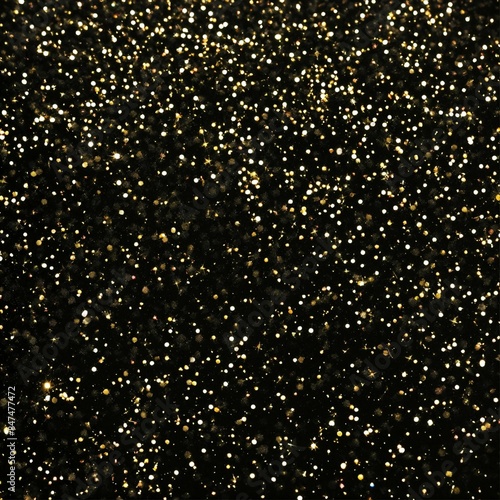 pure black background, microscopic sparkling white lights