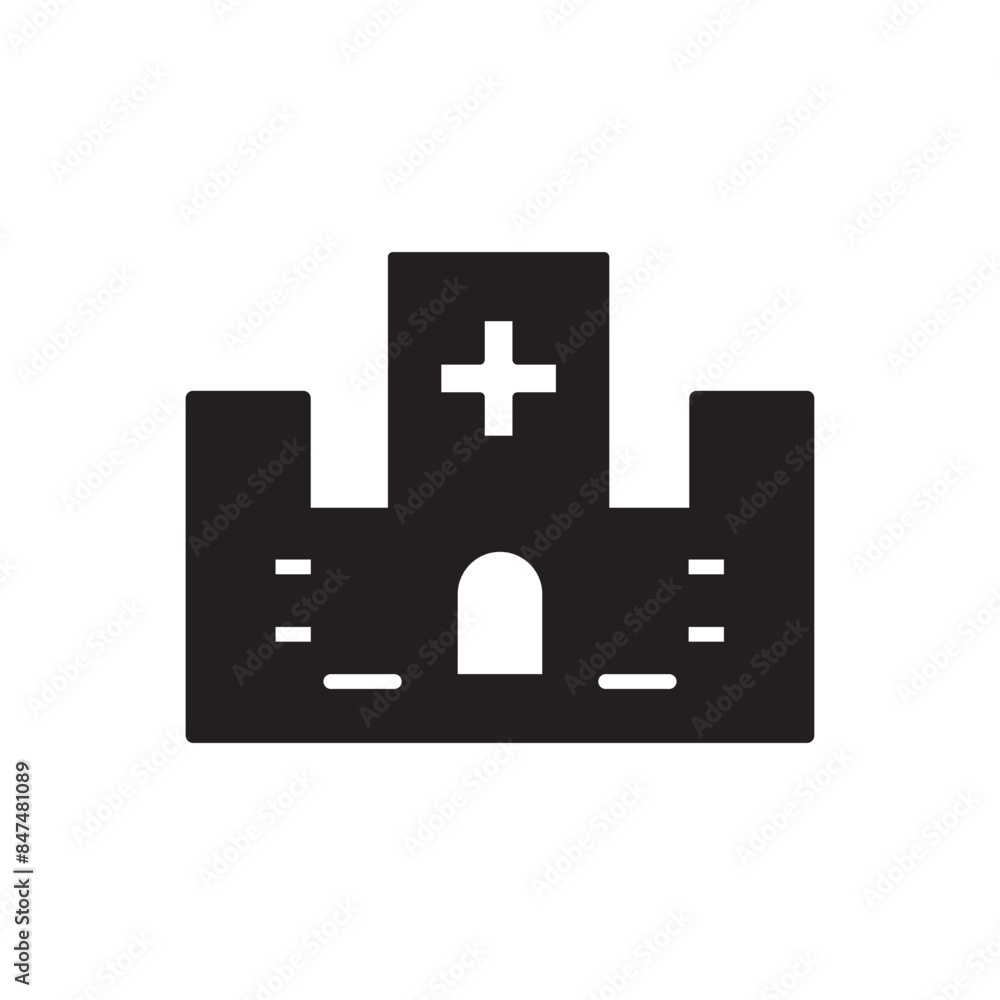 Obraz premium Hospital logo icon