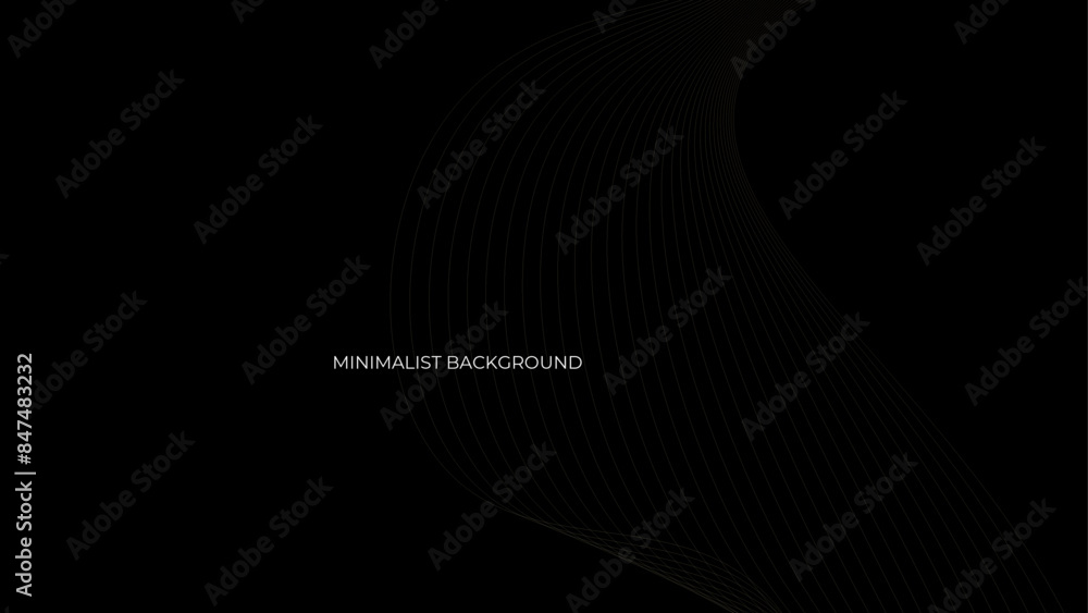 Abstract dark background with fire or gold curves. Light line gold swirl effect. Vector glitter light fire flare with sparkling particles on black background. Vector illustration Abstract dark background with fire or gold curves. Light line gold swirl effect. Vector glitter light fire flare with sparkling particles on black background. Vector illustration