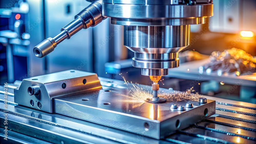 CNC Milling Machine Cutting Metal with Advanced Technology CNC Milling Machine Cutting Metal with Advanced Technology