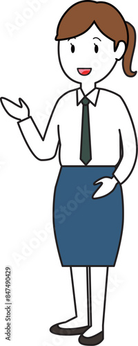 「案内」「紹介」「説明」をする人 03