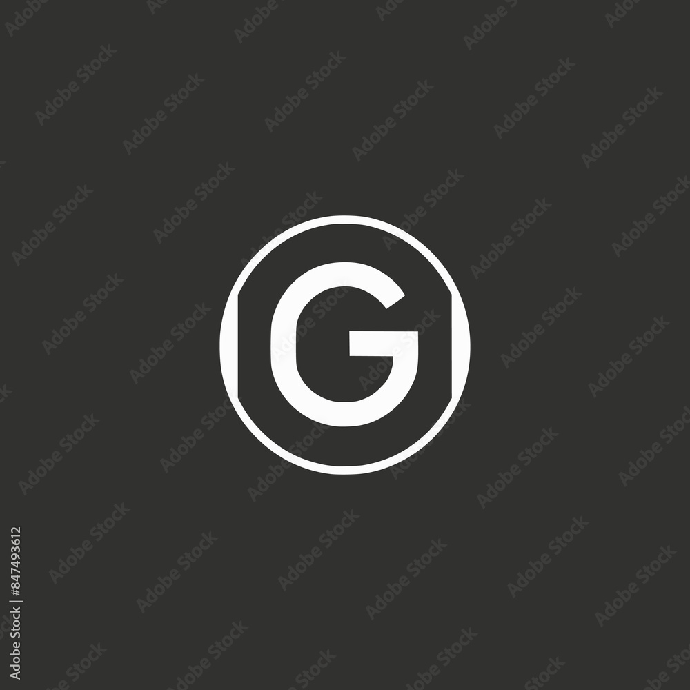 letter G inside circle professional logo vector illustration template design letter G inside circle professional logo vector illustration template design
