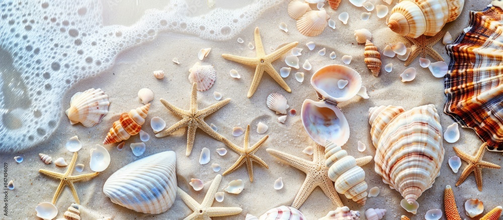 Sandy Shores: Embracing Summer Vibes with a Seashell-themed Holiday Card Sandy Shores: Embracing Summer Vibes with a Seashell-themed Holiday Card