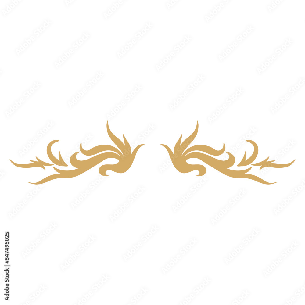 Islamic Floral Dividers Element with Abstract Design. Vector Illustration. Islamic Floral Dividers Element with Abstract Design. Vector Illustration.
