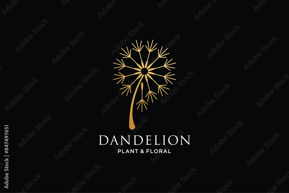 Pusteblume luxury vector logo design inspiration Pusteblume luxury vector logo design inspiration