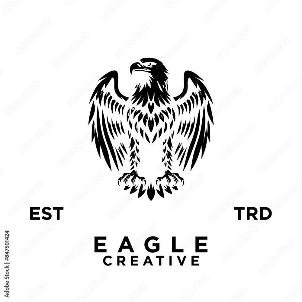 Obraz premium eagle logo design icon illustration