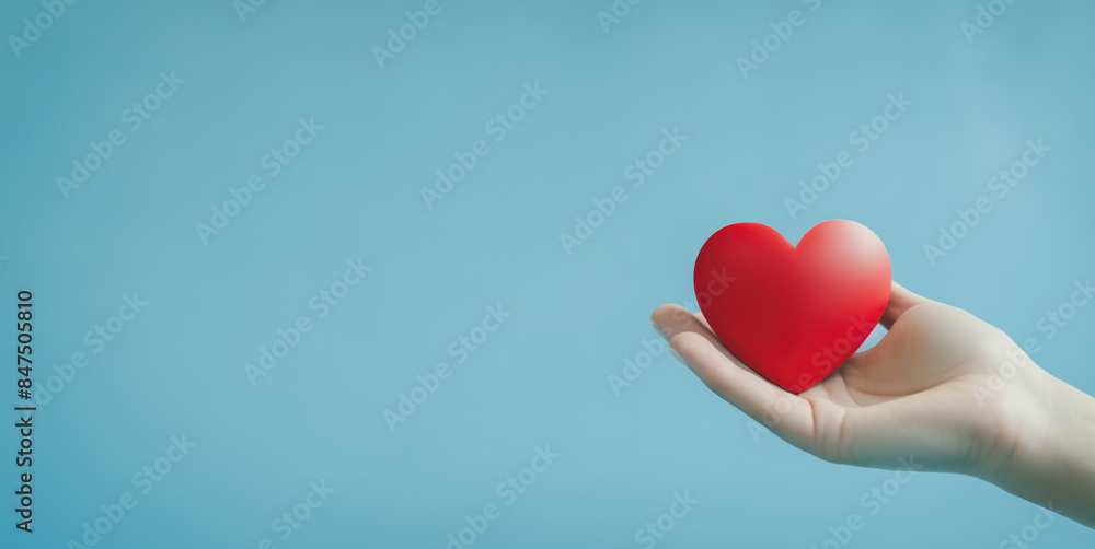 Hand holding red heart, World health day, Health care and mental health concept, Health insurance, Charity volunteer donation, CSR responsibility, World heart day, Self love Hand holding red heart, World health day, Health care and mental health concept, Health insurance, Charity volunteer donation, CSR responsibility, World heart day, Self love