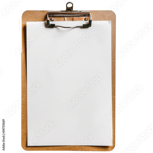clipboard with blank paper	PNG