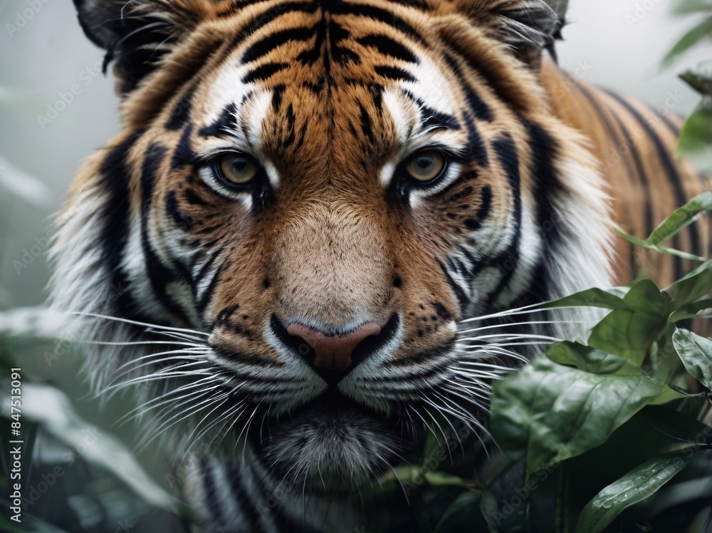 Naklejka premium Tiger's Intensity