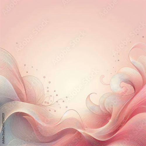 Fusion of Pastel Waves and Abstract Elegance with Generative AI.