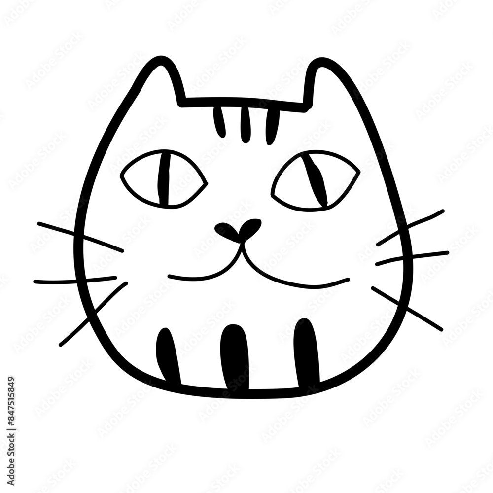 Illustration cat icon sign images vector Illustration cat icon sign images vector