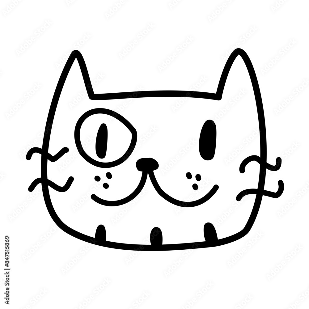 Illustration cat icon sign images vector Illustration cat icon sign images vector