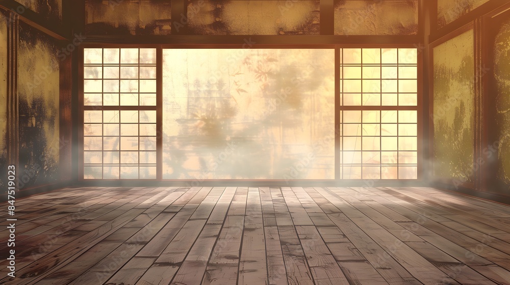 room with wooden floor japanese style for photo background room with wooden floor japanese style for photo background