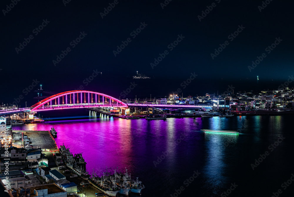 Obraz premium city harbour bridge