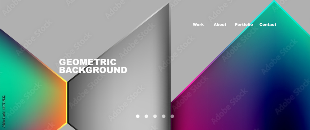 Flowing bright neon gradients geometric abstract background with triangles and lines. Fluid color pattern of color liquid gradient background for wallpaper, banner, background, card, landing page Flowing bright neon gradients geometric abstract background with triangles and lines. Fluid color pattern of color liquid gradient background for wallpaper, banner, background, card, landing page