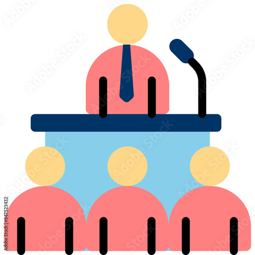 Conference Icon Vector