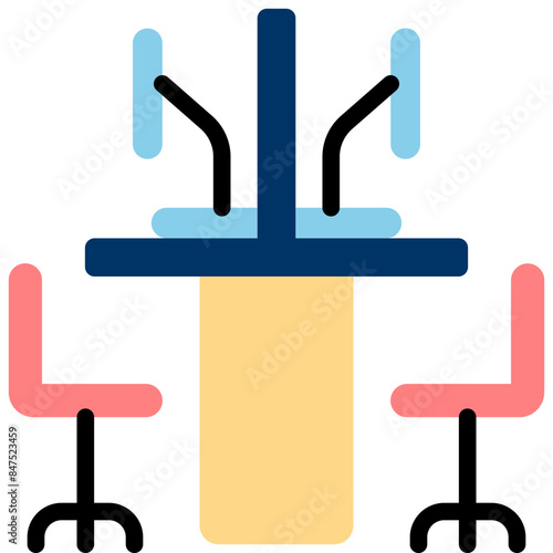 Cubicle Icon Vector