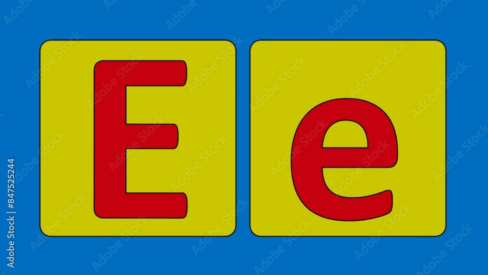 Learn the Alphabet - Letter E Learn the Alphabet - Letter E