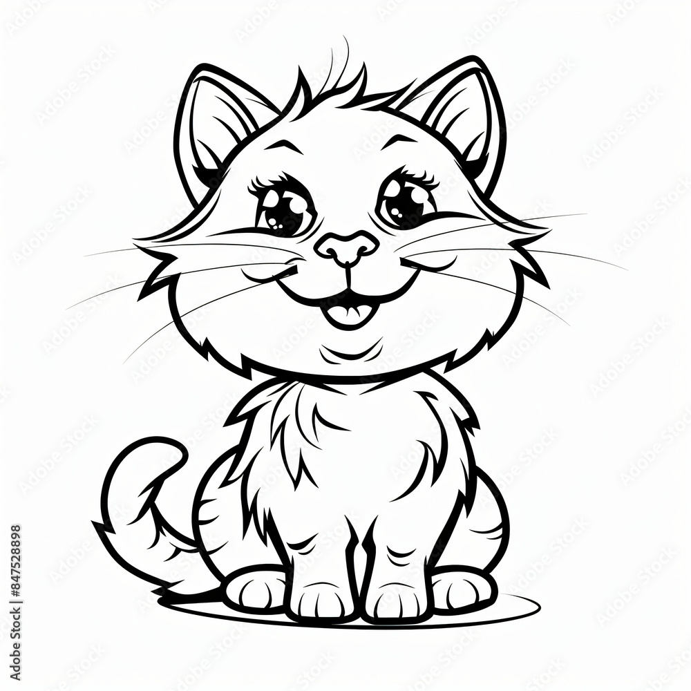 a drawing of a cat with a tail that says quot the name quot a drawing of a cat with a tail that says quot the name quot