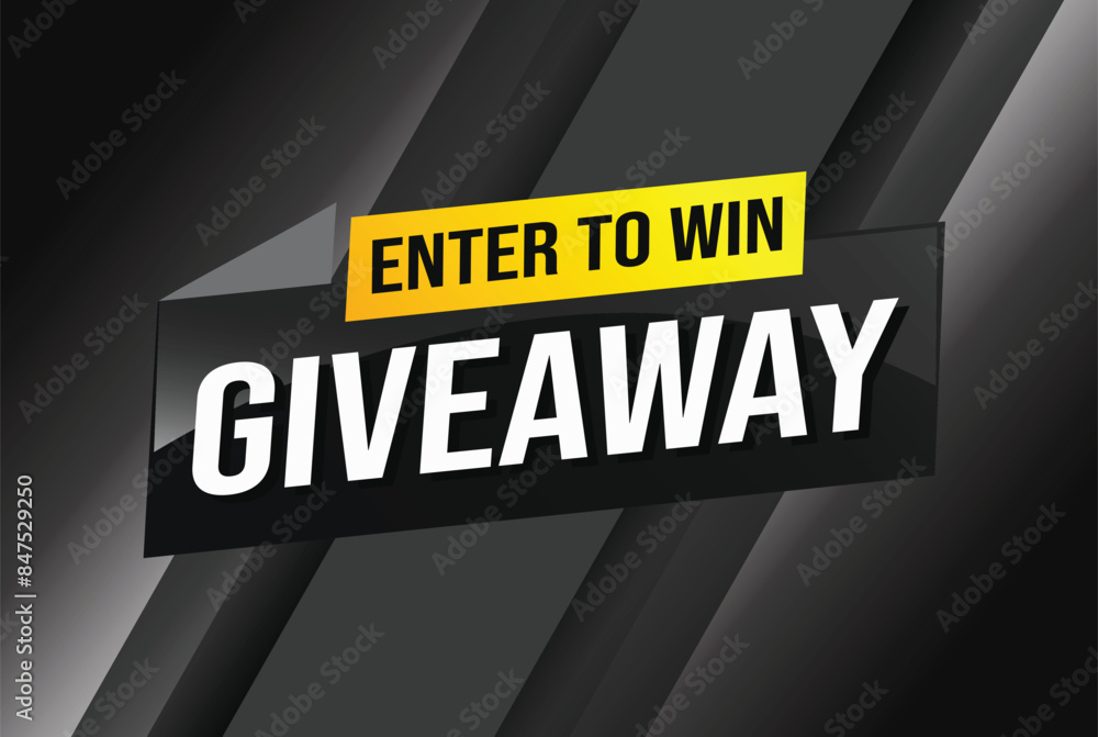 giveaway enter and win word vector illustration 3d style for social media landing page, template, ui, web, mobile app, poster, banner, flyer, background, gift card, coupon, label, wallpaper
giveaway enter and win word vector illustration 3d style for social media landing page, template, ui, web, mobile app, poster, banner, flyer, background, gift card, coupon, label, wallpaper