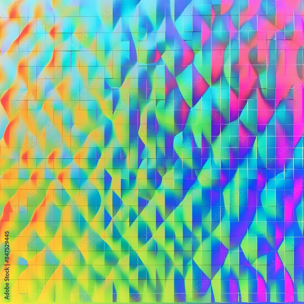 Holographic Frosted Glass Background Holographic Frosted Glass Background