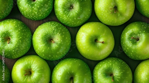 Green apple Raw fruit and vegetable backgrounds