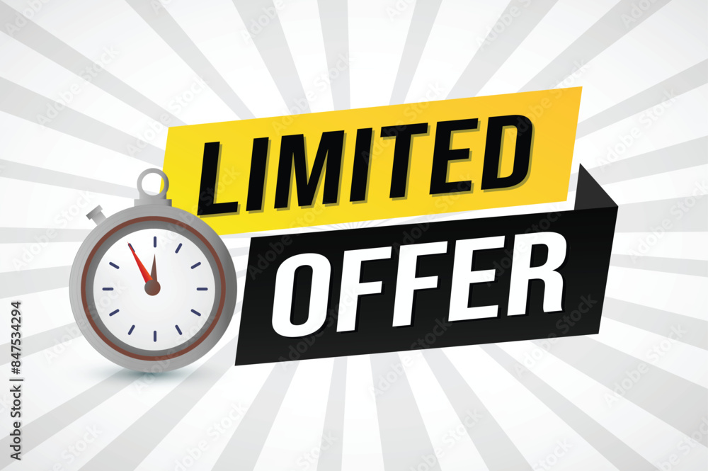 limited offer vector illustration with lines 3d style for social media landing page, template, ui, web, mobile app, poster, banner, flyer, background, gift card, coupon, label, wallpaper
limited offer vector illustration with lines 3d style for social media landing page, template, ui, web, mobile app, poster, banner, flyer, background, gift card, coupon, label, wallpaper