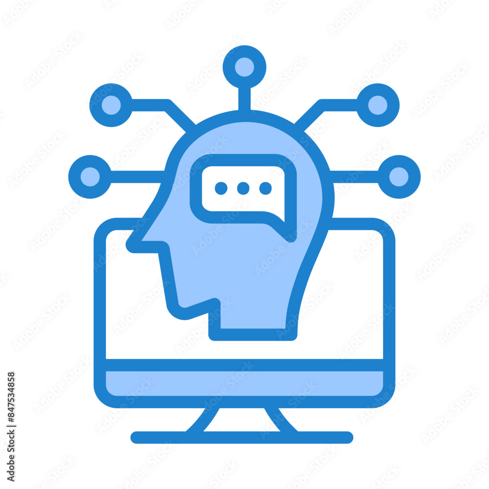 Cognitive Computing Icon Cognitive Computing Icon