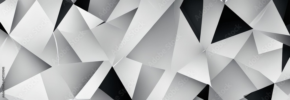 Abstract Geometric Pattern in Black and White. Abstract Geometric Pattern in Black and White.