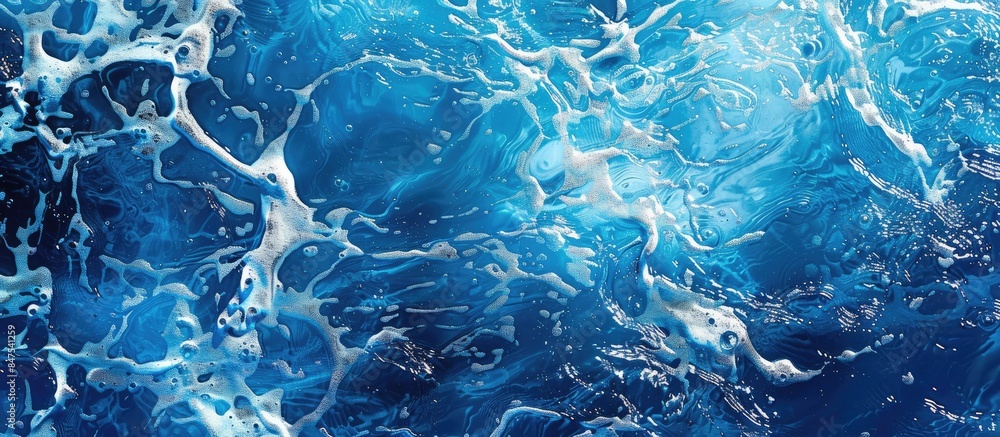 Blue Pool with Water Background. Blue Pool with Water Background.