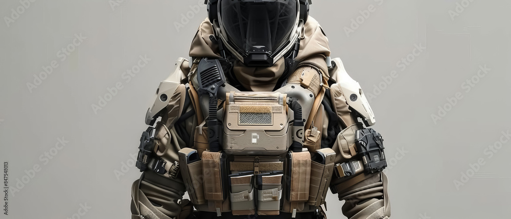 Frontal View of Advanced Tactical Gear Frontal View of Advanced Tactical Gear