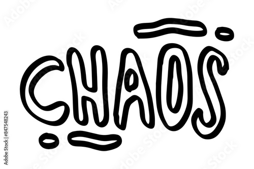 chaos text element