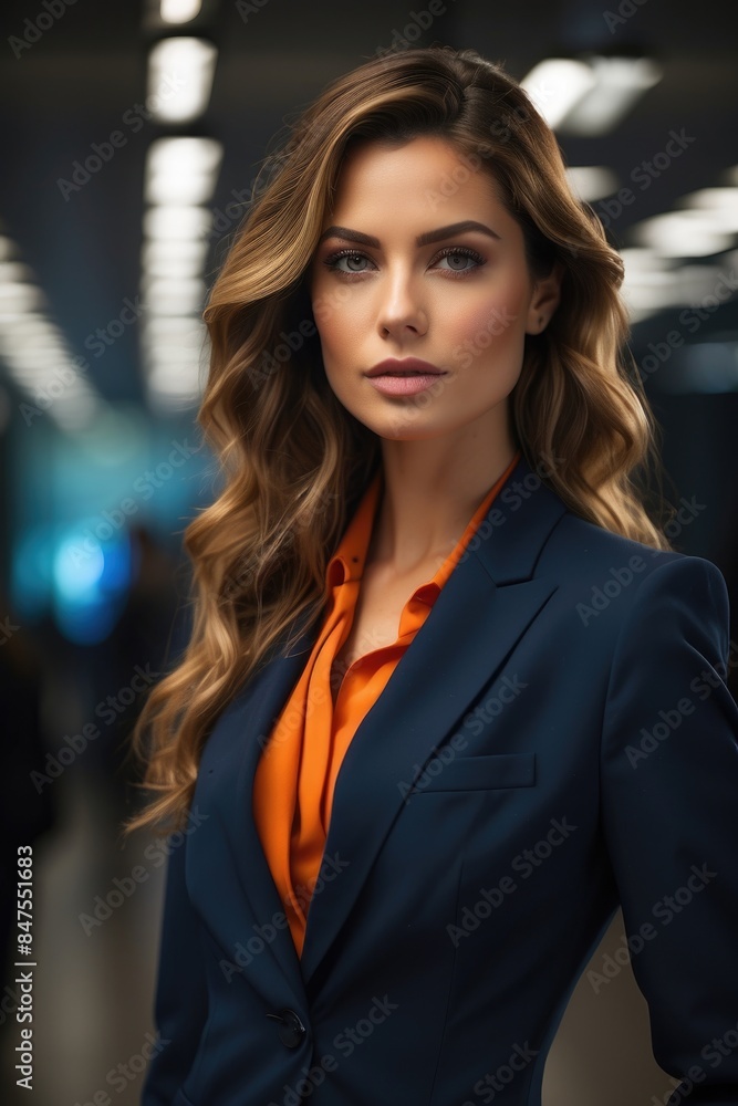 A Woman in a business suit A Woman in a business suit