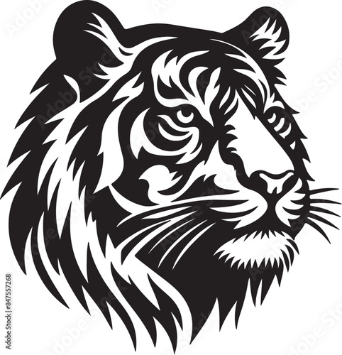 A cute tiger looks wonderful