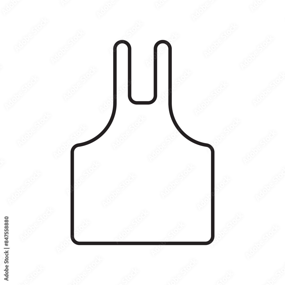 apron cooking protection clothe icon vector eps outline apron cooking protection clothe icon vector eps outline