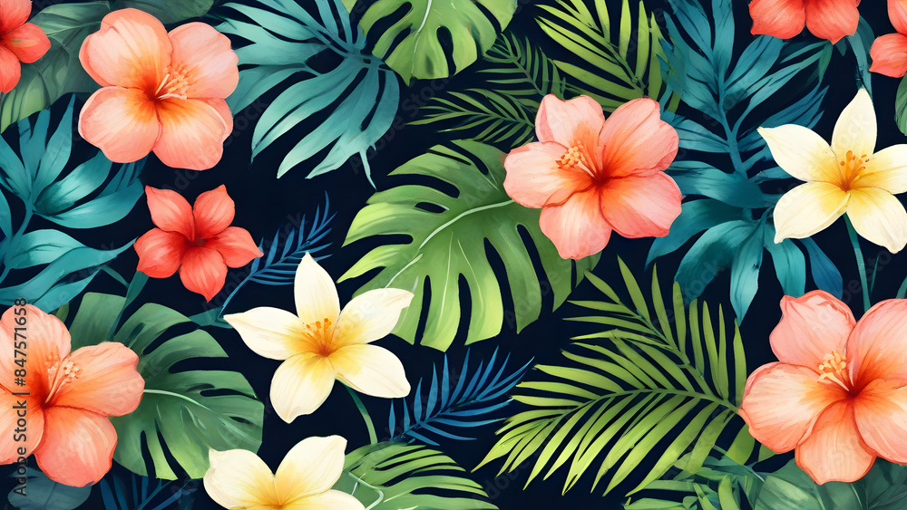 Fototapeta premium floral background