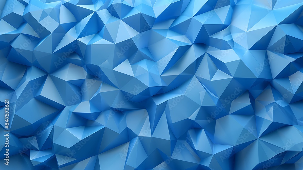 Abstract polygonal blue background Abstract polygonal blue background