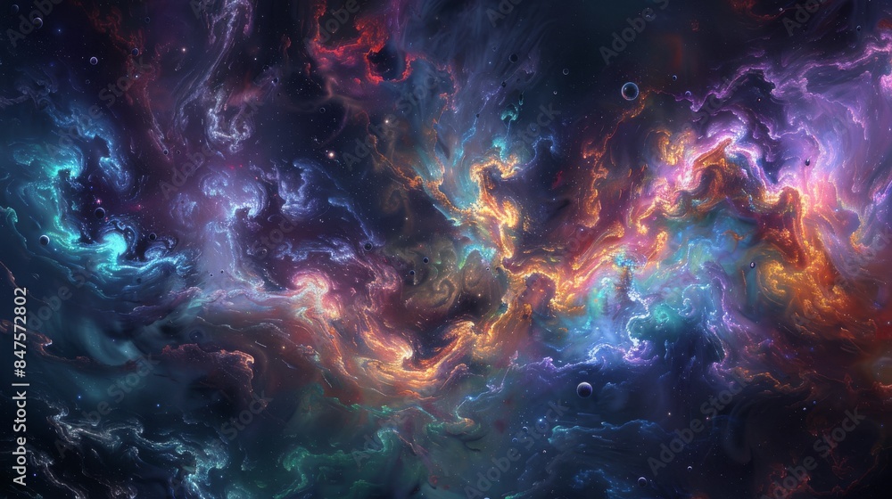 Eldritch cosmic realms abstract background Eldritch cosmic realms abstract background