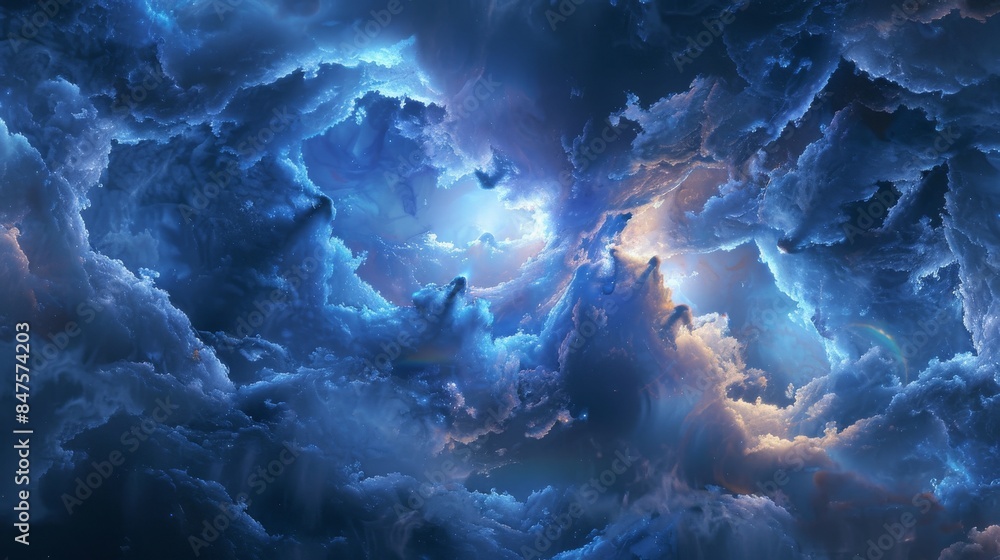 Ethereal cosmic clouds dreamscapes abstract background Ethereal cosmic clouds dreamscapes abstract background