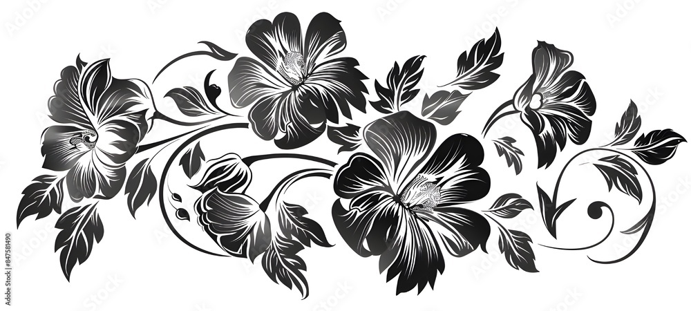 black and white flowers black and white flowers