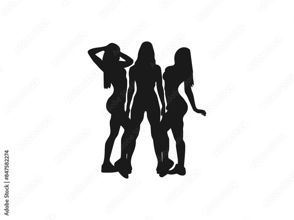 Big set of black vector silhouettes of slim woman doing fitness workout in many different position. silhouettes from some sports of fitness girls. vector design isolated on white background. Big set of black vector silhouettes of slim woman doing fitness workout in many different position. silhouettes from some sports of fitness girls. vector design isolated on white background.