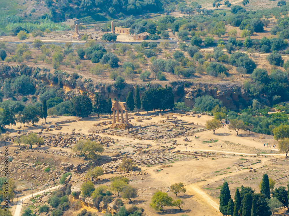 Naklejka premium Valley of the Temples - Agrigento, Sicily, Italy
