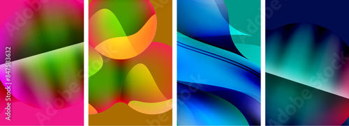 Abstract colors. Abstract backgrounds for wallpaper, business card, cover, poster, banner, brochure, header, website