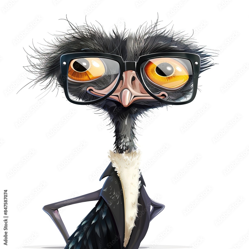 Ostrich geek chic fashion Ostrich geek chic fashion
