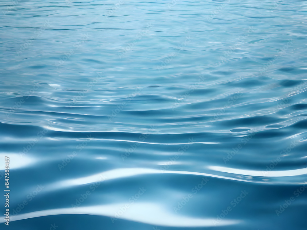 Clean Water Texture. Realistic Water Surface Overlay, blue water surface Clean Water Texture. Realistic Water Surface Overlay, blue water surface